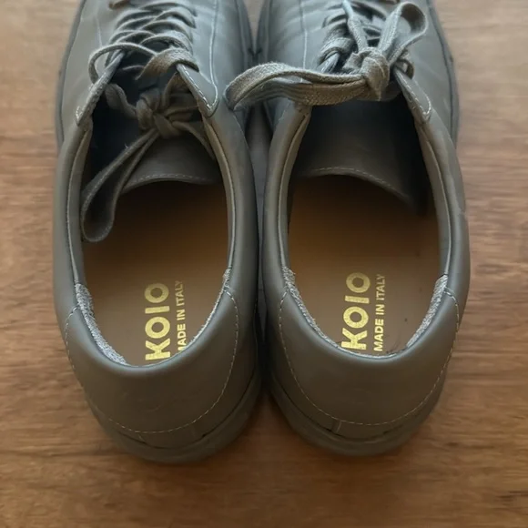 Koio dark gray sneakers worn once - Picture 4 of 4